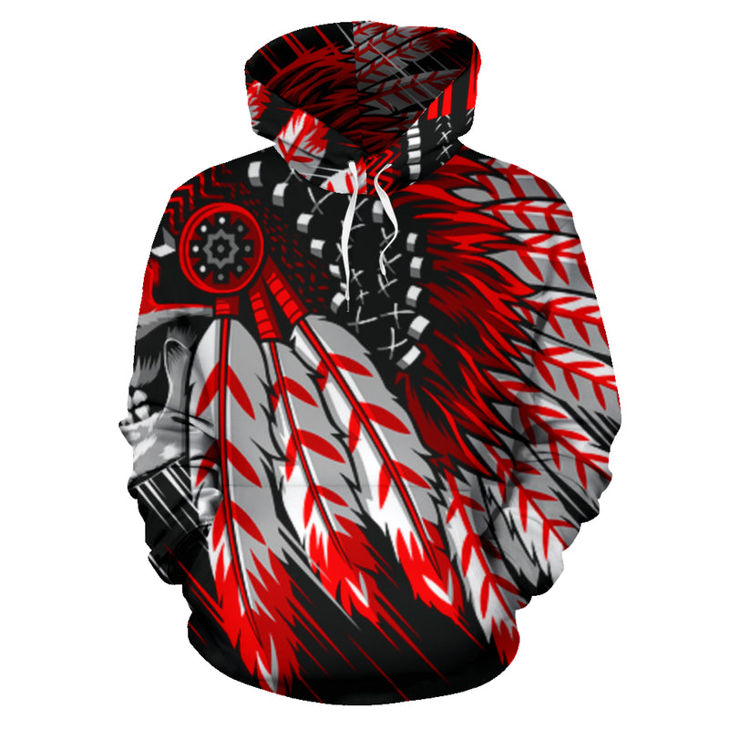 Custom Scull War Chief Hoodie